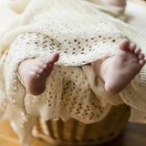 Large Ivory Baby Shawl